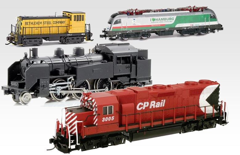 N Gauge Layouts - N Scale Locomotives: How They Compare